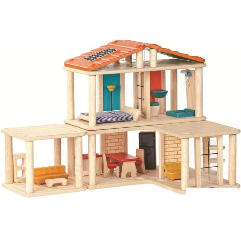 Кукольный домик Plan Toys с мебелью 7610