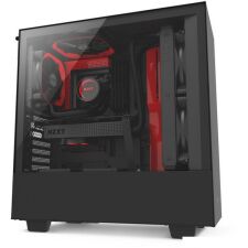 Корпус NZXT H500 (черный/красный)