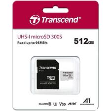 Карта памяти Transcend microSDXC 300S 512GB (с адаптером)