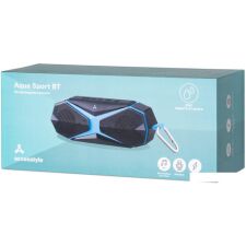 Беспроводная колонка AccesStyle Aqua Sport BT (черный/голубой)