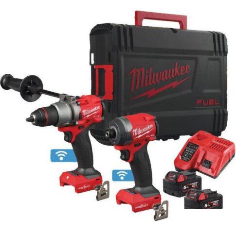 Milwaukee M18 ONEPP2A3-502X 4933493244 (шуруповерт, винтоверт, 2 АКБ, кейс)