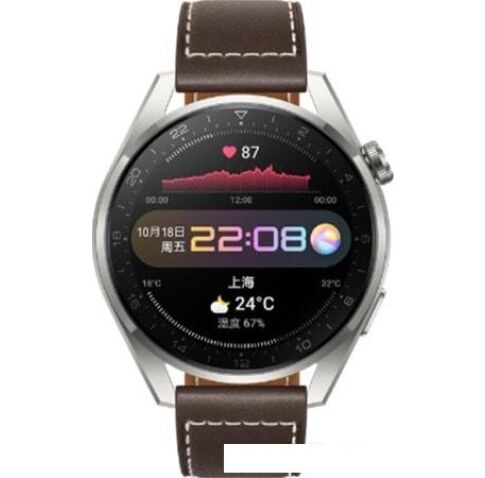 Умные часы Huawei Watch 3 Pro Leather strap