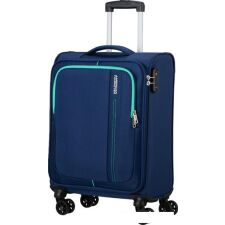 Чемодан-спиннер American Tourister Sea Seeker Combat Navy 55 см