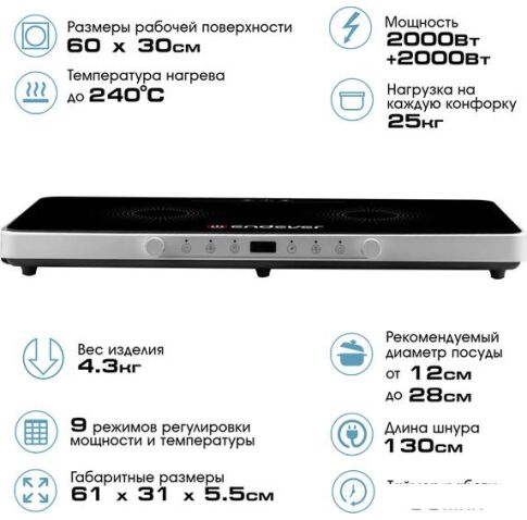 Настольная плита Endever Skyline IP-61