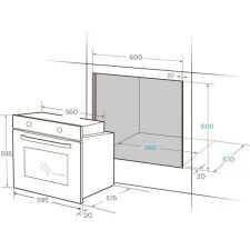 Духовой шкаф Midea MO 581DB RI-B