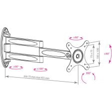 Кронштейн Kromax TECHNO-11W (белый)