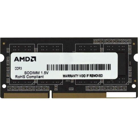 Оперативная память AMD Radeon Value 2GB DDR3 SO-DIMM PC3-10600 (R332G1339S1S-UO)