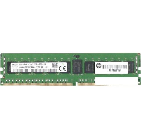 Оперативная память HP 8GB DDR4 PC4-17000 [805669-B21]