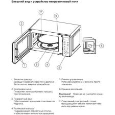 Микроволновая печь BQ MWO-20003ST/W