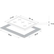 Варочная панель Korting HG 697 CTW