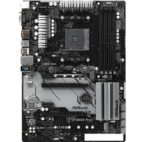 Материнская плата ASRock B450 Pro4