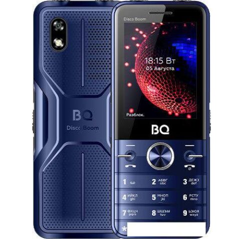 Кнопочный телефон BQ-Mobile BQ-2842 Disco Boom (синий)