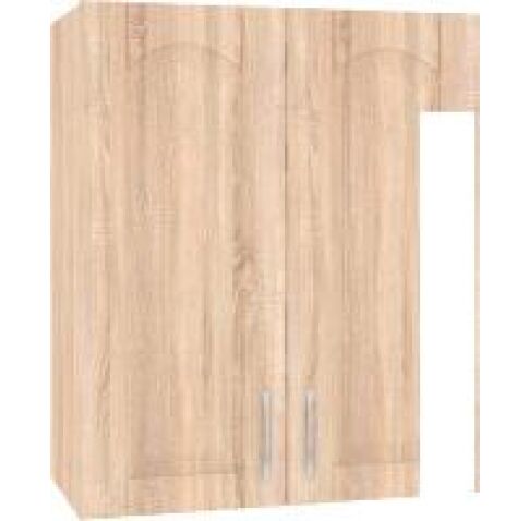 Шкаф навесной Кортекс-мебель Корнелия Ретро ВШ60с (дуб сонома)
