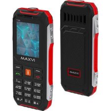 Кнопочный телефон Maxvi T100 (красный)