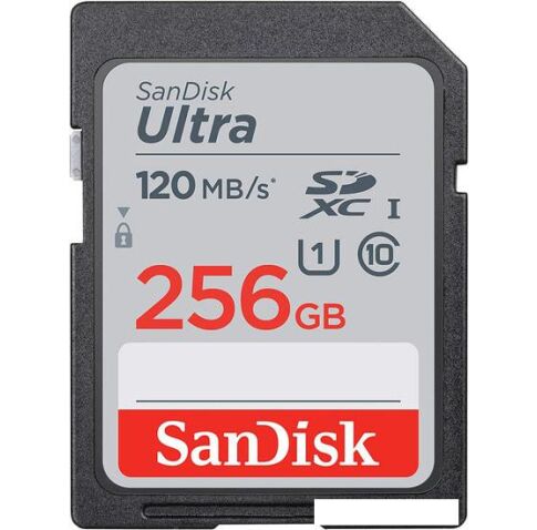 Карта памяти SanDisk Ultra SDXC SDSDUN4-256G-GN6IN 256GB