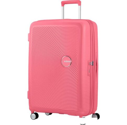 Чемодан-спиннер American Tourister SoundBox Sun Kissed Coral 77 см