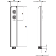 Душевой гарнитур  Deante Hiacynt Bianco NQH_A41K