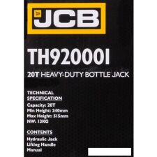 Бутылочный домкрат JCB TH920001 (20т)