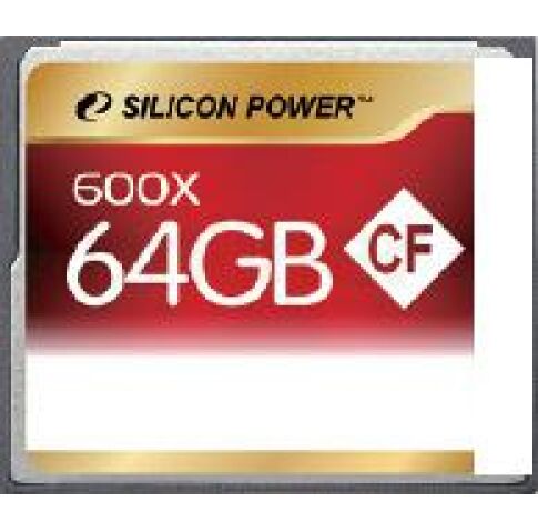 Карта памяти Silicon-Power CompactFlash 600X 64 Гб (SP064GBCFC600V10)