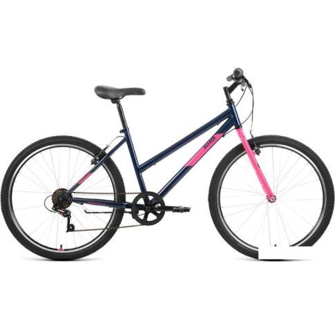 Велосипед Altair MTB HT 26 Low р.15 2022 (темно-синий/розовый)