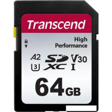 Карта памяти Transcend SDXC 330S TS64GSDC330S 64GB