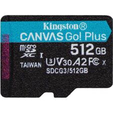 Карта памяти Kingston Canvas Go! Plus microSDXC 512GB (с адаптером)