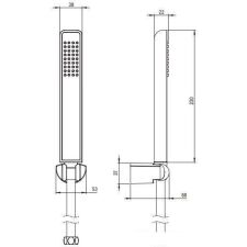 Душевой гарнитур  Deante NQH 041K