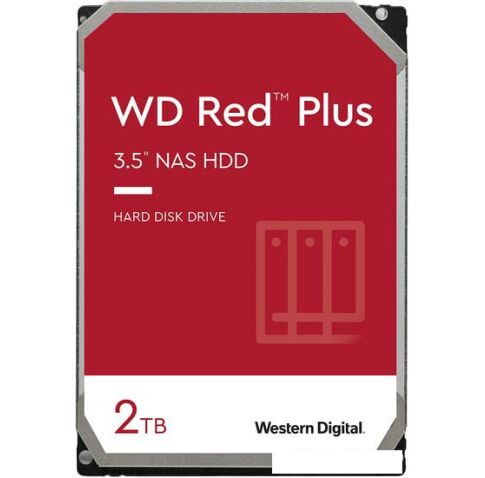 Жесткий диск WD Red Plus 2TB WD20EFZX