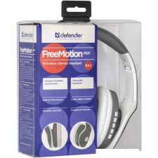 Наушники с микрофоном Defender FreeMotion B525 (серый/белый)