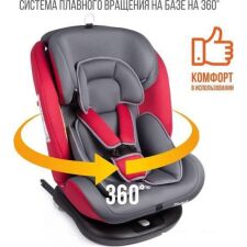 Детское автокресло Zlatek Cruiser Isofix KRES3602 (серый/красный)