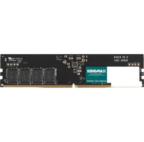 Оперативная память Kingmax 8ГБ DDR5 4800 МГц KM-LD5-4800-8GS