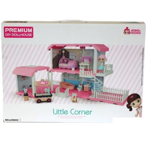 Кукольный домик Sharktoys Little Corner двухэтажный 11500002