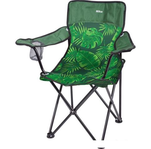 Кресло Nika Премиум ПСП5/2 (тропические листья на темном)