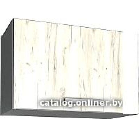 Шкаф навесной Интерлиния Мила Лайт ВШГ60-360 (дуб белый)