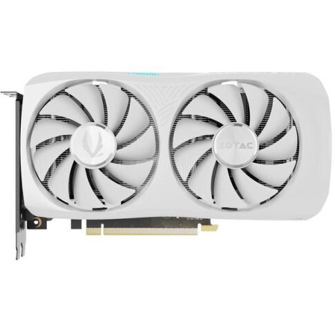 Видеокарта ZOTAC GeForce RTX 4060 Ti 8GB Twin Edge OC White Edition ZT-D40610Q-10M