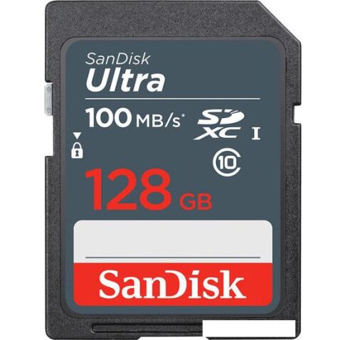 Карта памяти SanDisk Ultra SDXC SDSDUNR-128G-GN3IN 128GB