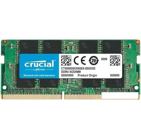 Оперативная память Crucial Basics 4GB DDR4 SODIMM PC4-21300 CB4GS2666