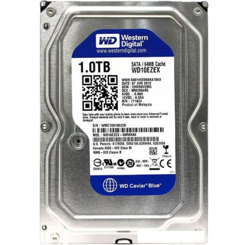 Жесткий диск WD Caviar Blue 1TB (WD10EZEX)