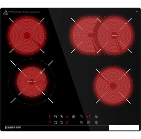 Варочная панель Meferi MEH604BK Ultra