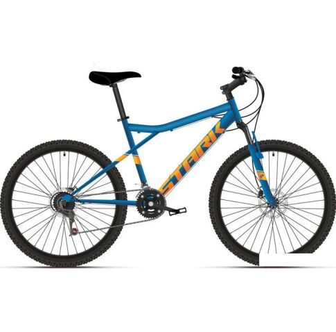 Велосипед Stark Slash 26.1 D р.16 2021 (синий/оранжевый)