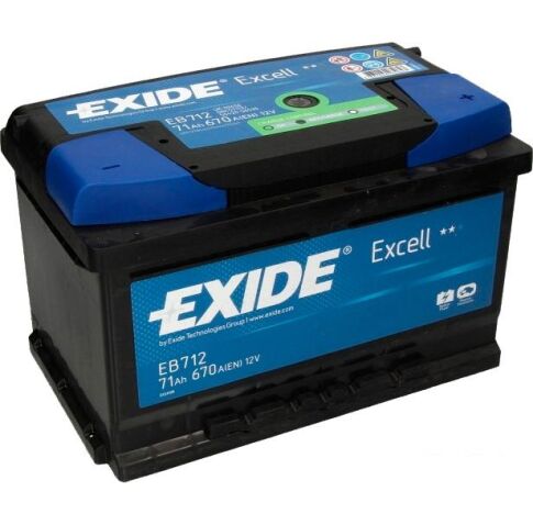 Автомобильный аккумулятор Exide Excell EB712 (71 А/ч)