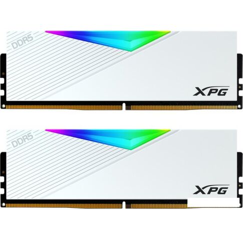 Оперативная память ADATA XPG Lancer RGB 2x32ГБ DDR5 6400МГц AX5U6400C3232G-DCLARWH