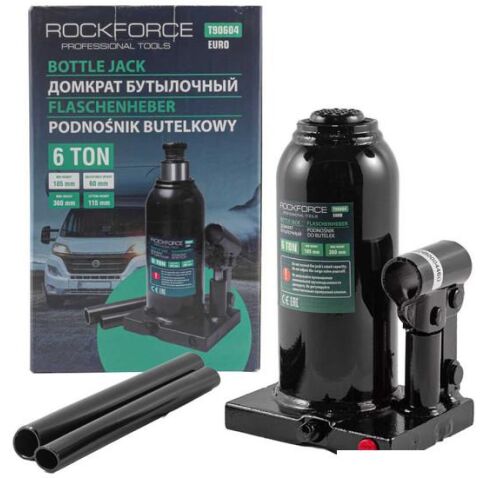 Бутылочный домкрат RockForce RF-T90604(Euro) 6т