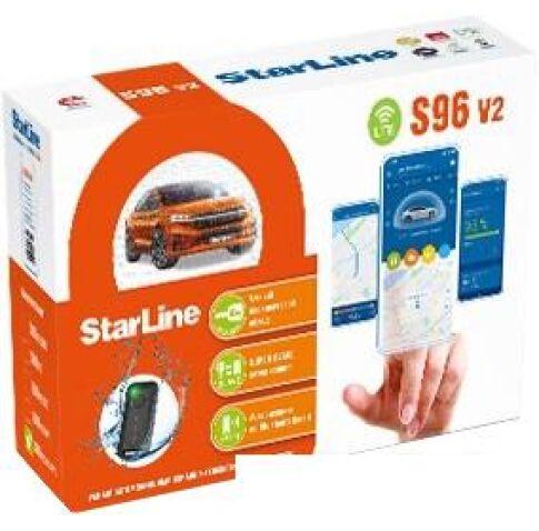 Автосигнализация StarLine S96 v2 BT 2CAN+4LIN 2SIM LTE GPS