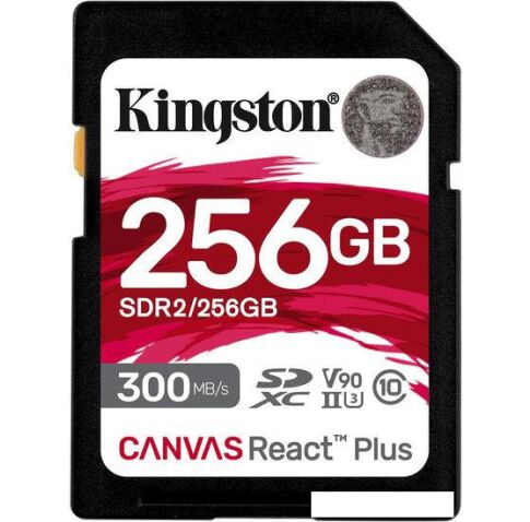 Карта памяти Kingston Canvas React Plus SDXC 256GB