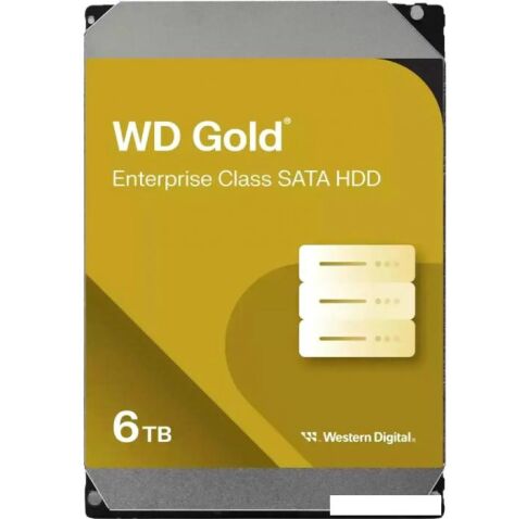 Жесткий диск WD Gold 6TB WD6004FRYZ