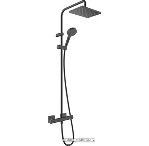 Душевая система  Hansgrohe Vernis Shape Showerpipe 230 1jet 26286670 (черный матовый)