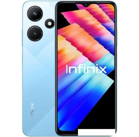 Смартфон Infinix Hot 30i X669D 4GB/128GB (глянцево-голубой)