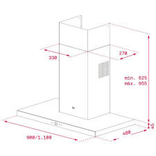 Кухонная вытяжка TEKA DLH 985 T Perfect A4 [40437100]