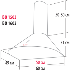 Кухонная вытяжка GEFEST ВО-1503